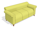 sh_Sofa 3 Lugares Multicor Parametrico Amarelo